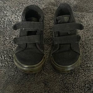 Toddler Black and camo vans